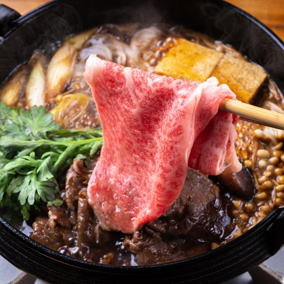 <1~2名様用> 酒粕で健康に育った 【とやま和牛酒粕育ち】 《A5ランク》 リブロース すき焼き/しゃぶしゃぶ用